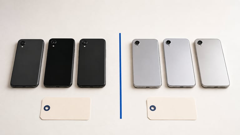 Céges Samsung Galaxy A telefonok leadása: így legyen összehasonlítható a lista